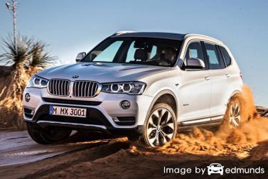 Insurance rates BMW X3 in Chandler