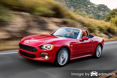 Insurance rates Fiat 124 Spider in Chandler