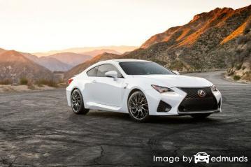 Insurance rates Lexus RC F in Chandler