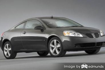 Insurance rates Pontiac G6 in Chandler