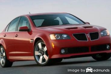 Insurance rates Pontiac G8 in Chandler