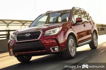 Insurance rates Subaru Forester in Chandler